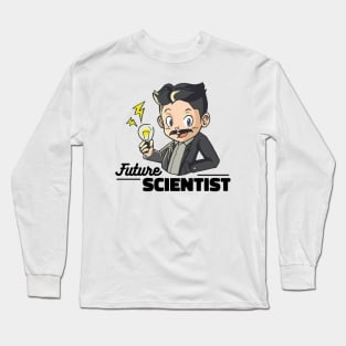 Future Scientist - Back To School Tesla Long Sleeve T-Shirt